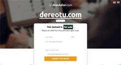 Desktop Screenshot of dereotu.com